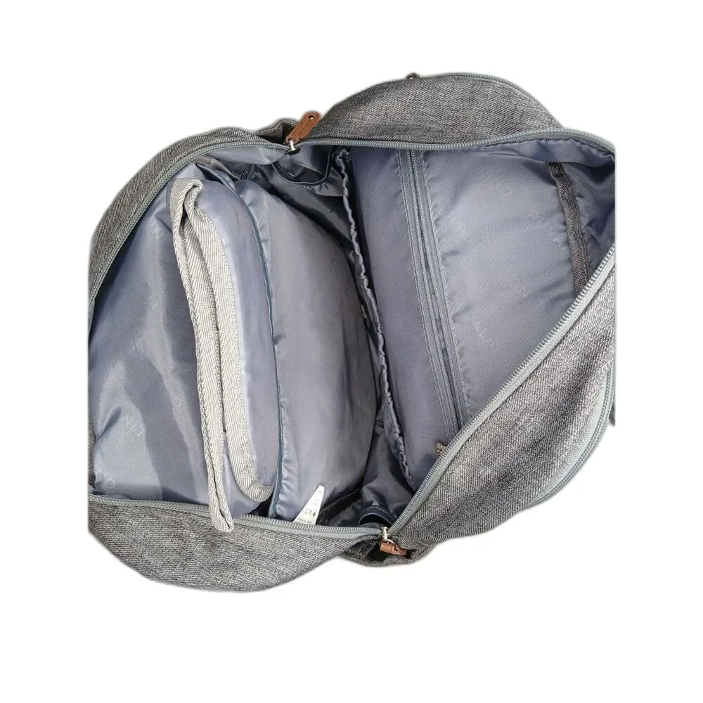 RUVALINO Diaper Backpack Multifunction Travel Pack Maternity Changing Bag Gray